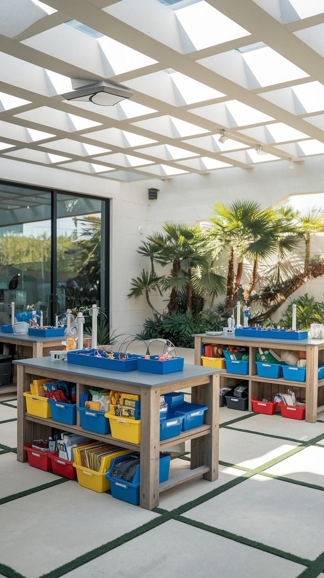 Backyard Science Stations for Kids