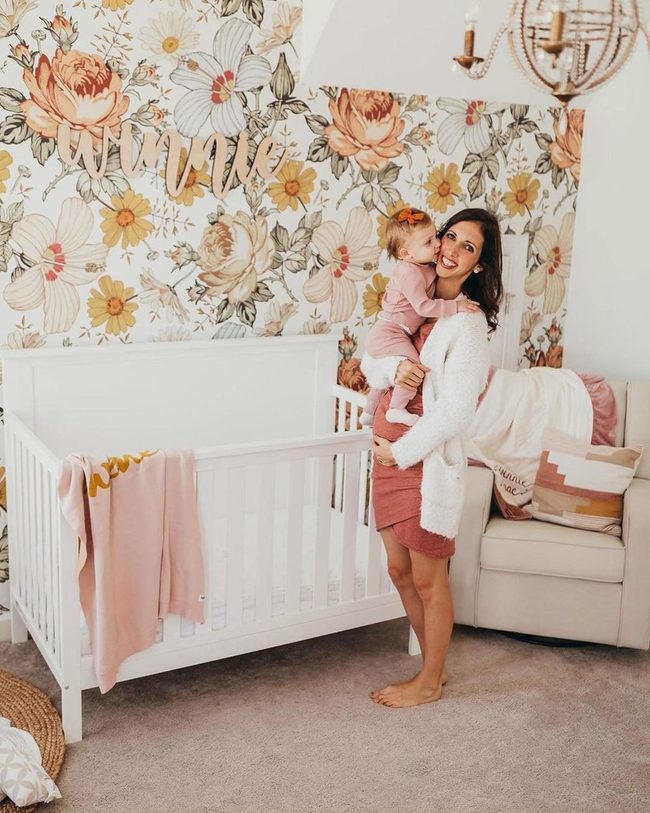 Sunny Florals Baby Nursery