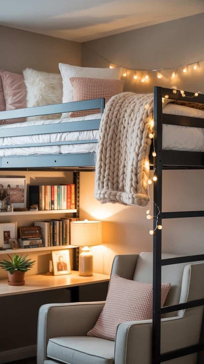 Soft LED Light Transforms Dorm Spaces