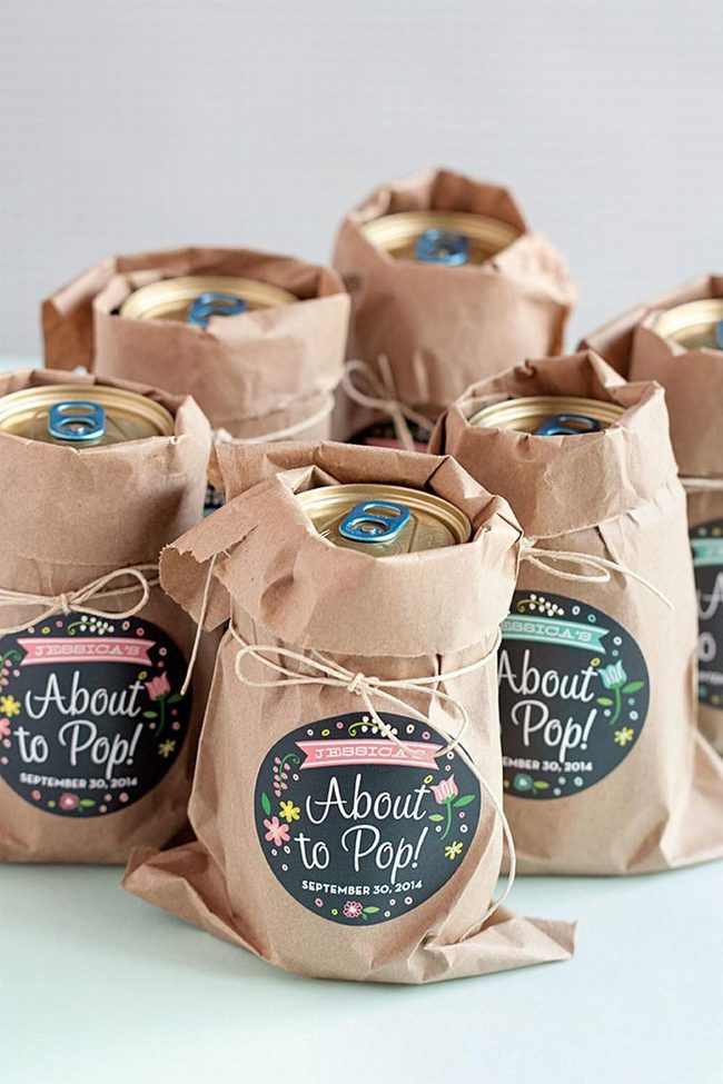Blue Tab Popcorn Bags