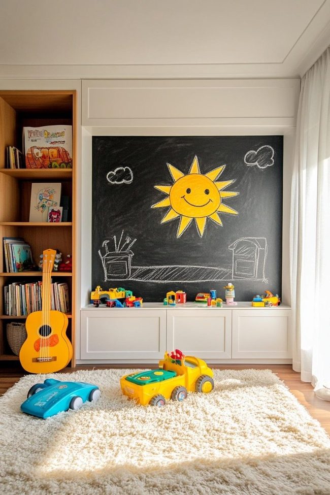 Erasable Chalkboard Wall For Kids