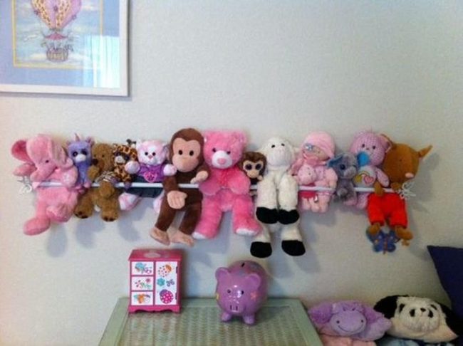 Plush Pals Pink Shelf