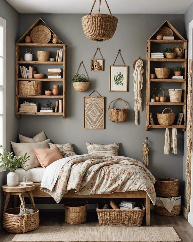 Natural Fiber Toy Organization
