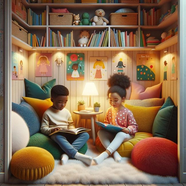 Small Space Kids Reading Hideaway