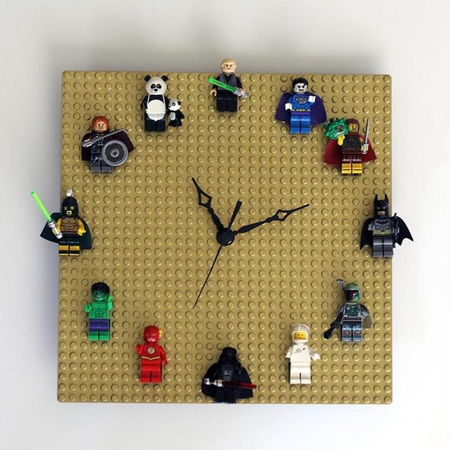 Colorful Minifigure Time Keeper