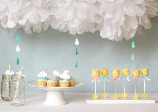 Floating White Clouds Party