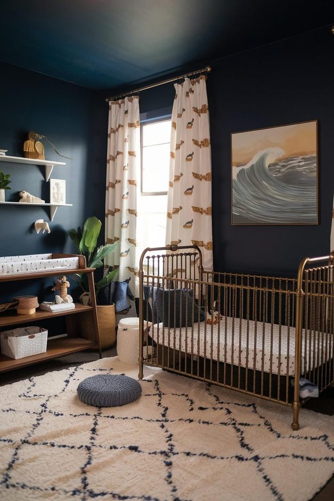 Deep Blue Brass Nursery