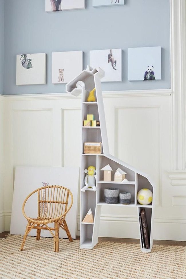 Giraffe Shelves, Animal Friends Nursery