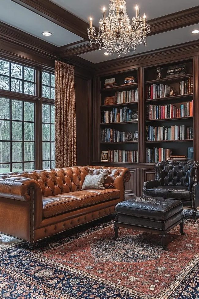 Deep Leather Library Brilliance