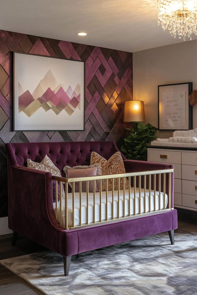 Art Deco Baby Room Gold