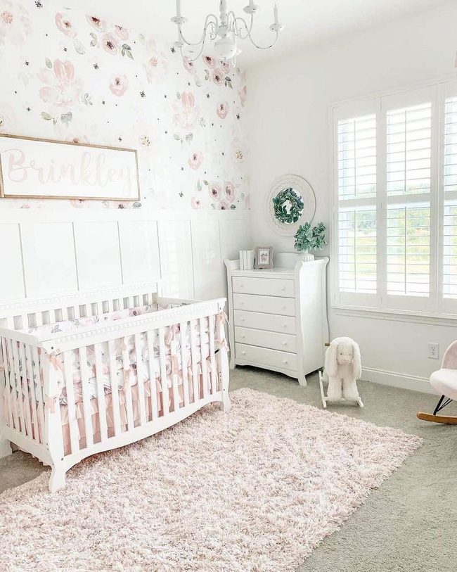 Blush Florals with Layered Walls