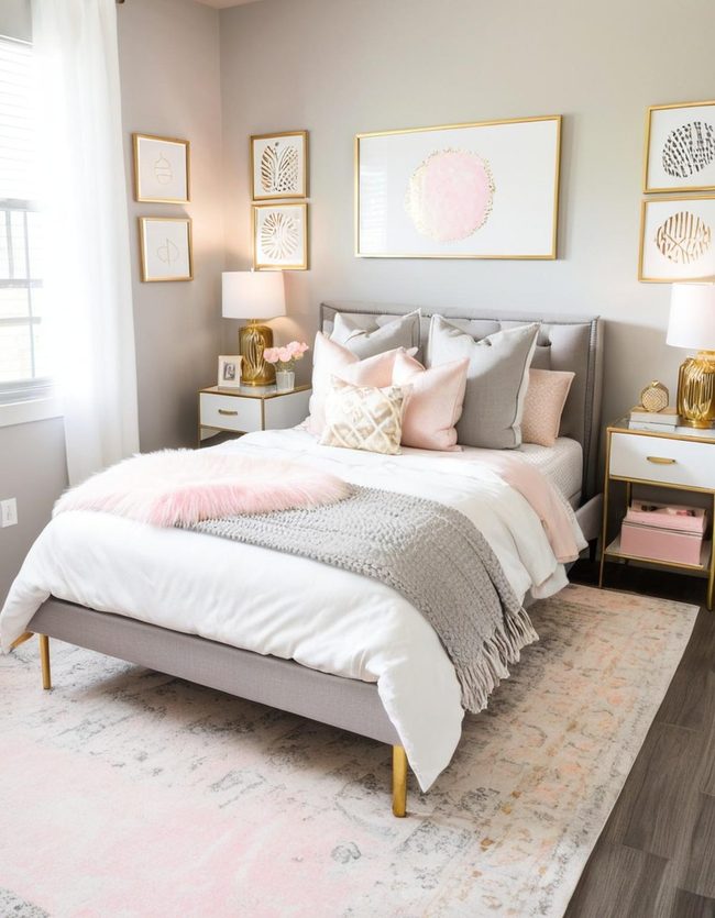Blush Pink Dorm Essentials