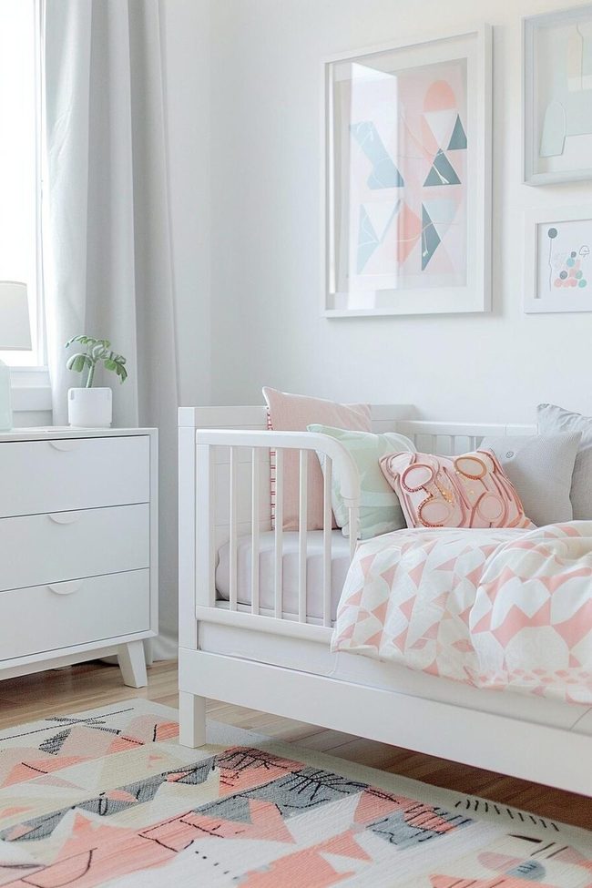 Geometric Bedding With Diffused Gray Walls