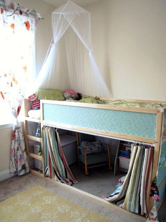 Striped Curtains, Loft Dreams