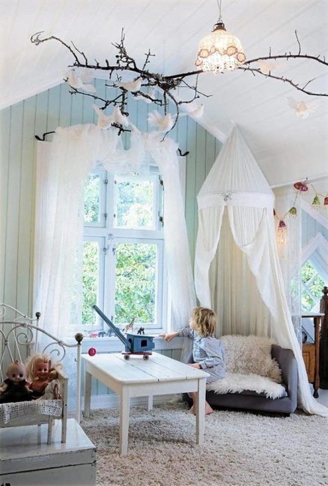 Soft Green Playroom Light