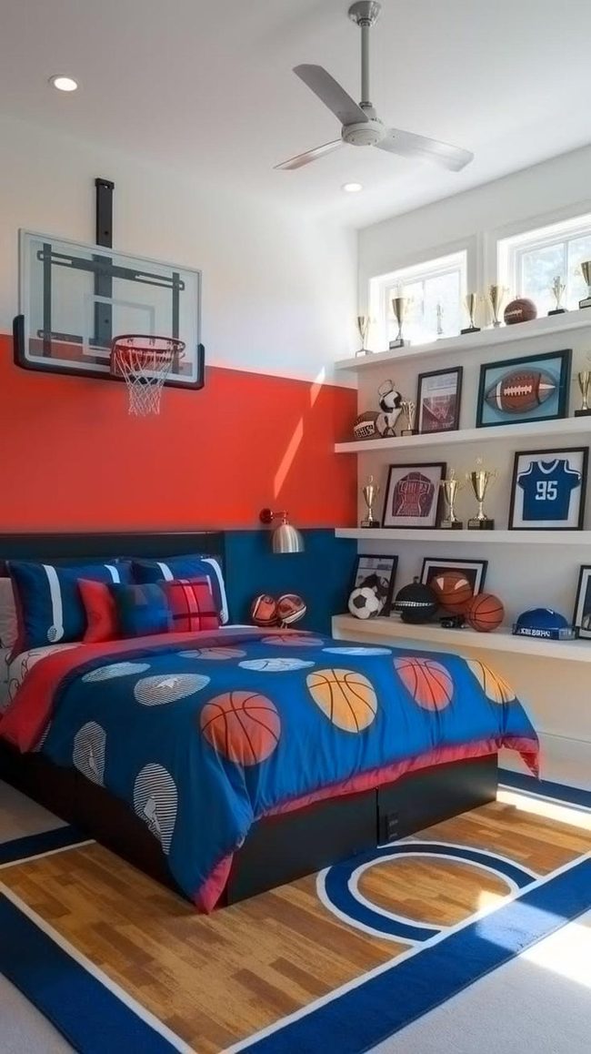 Sports Equipment Ceiling Rotation