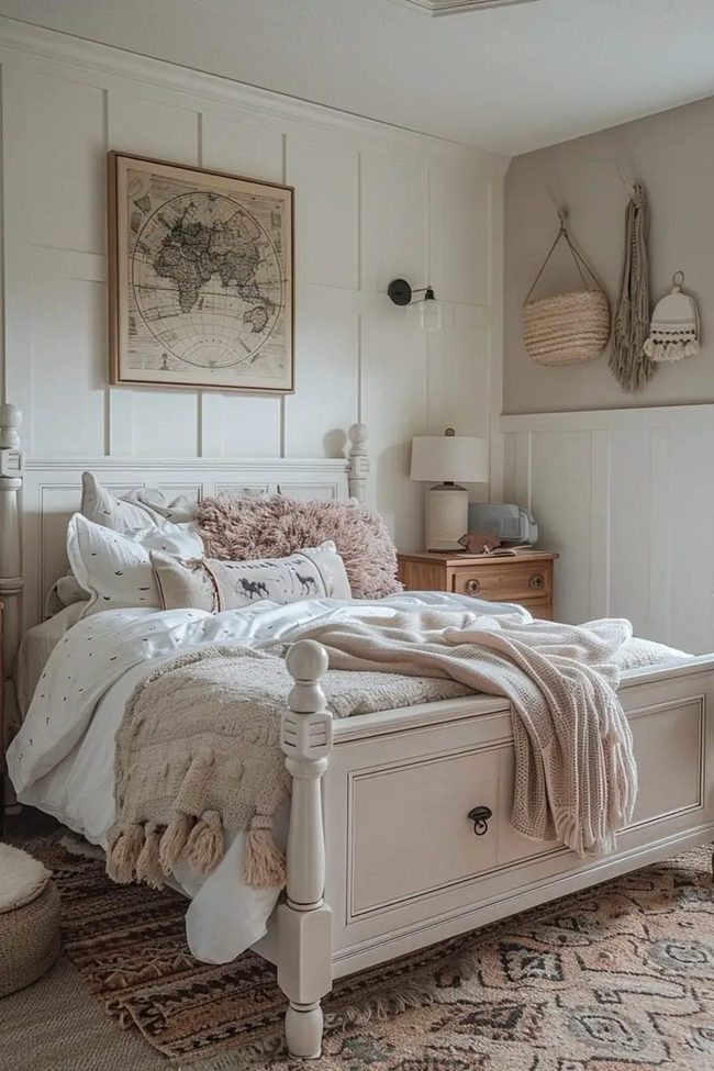 Warm Wood Bedroom Retreat