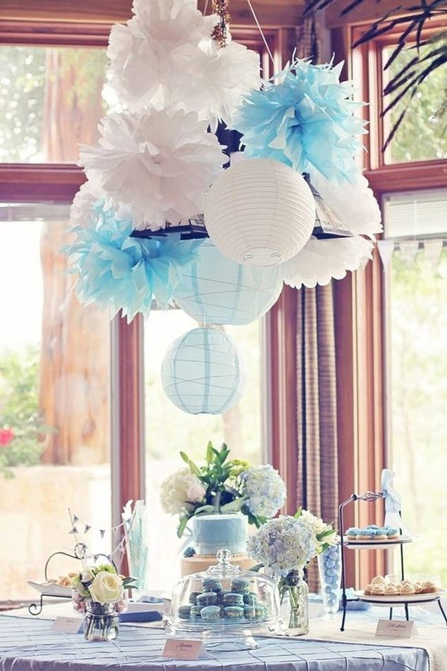 Sunlit Blue And White Celebration