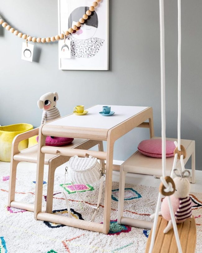 Hanging Swing Study Corner