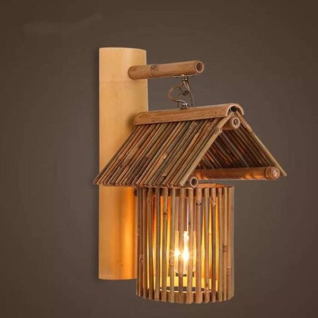 Bamboo Lantern Natural Warmth