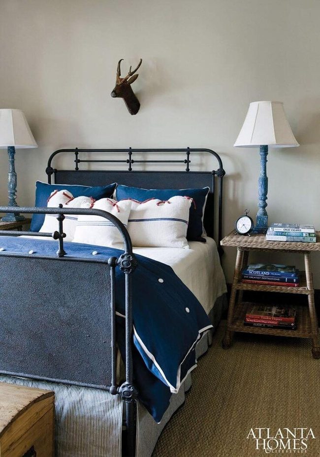 Wooden Stag Statement Bedroom