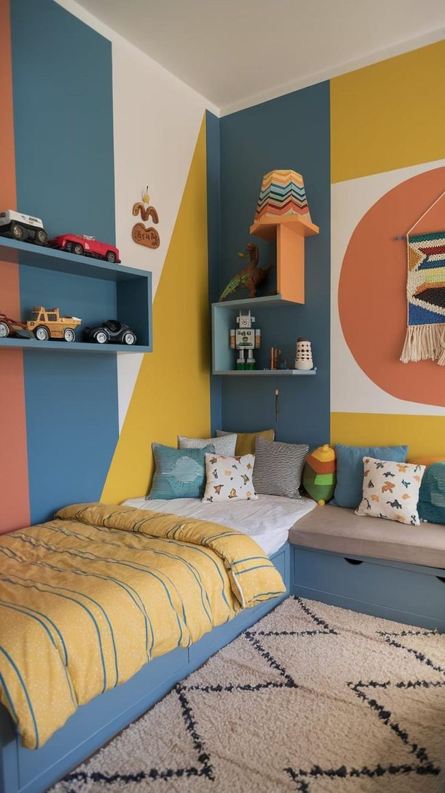 Hidden Shelves Reading Nook