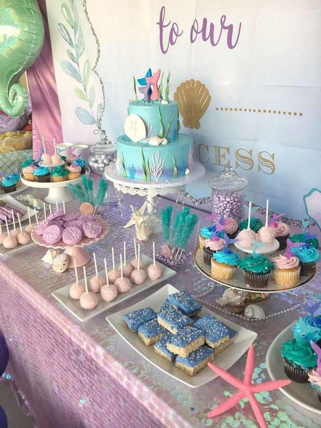 Coral Tiered Cake Seaside Celebration