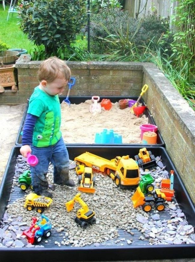 Yellow Construction Sandbox Paradise