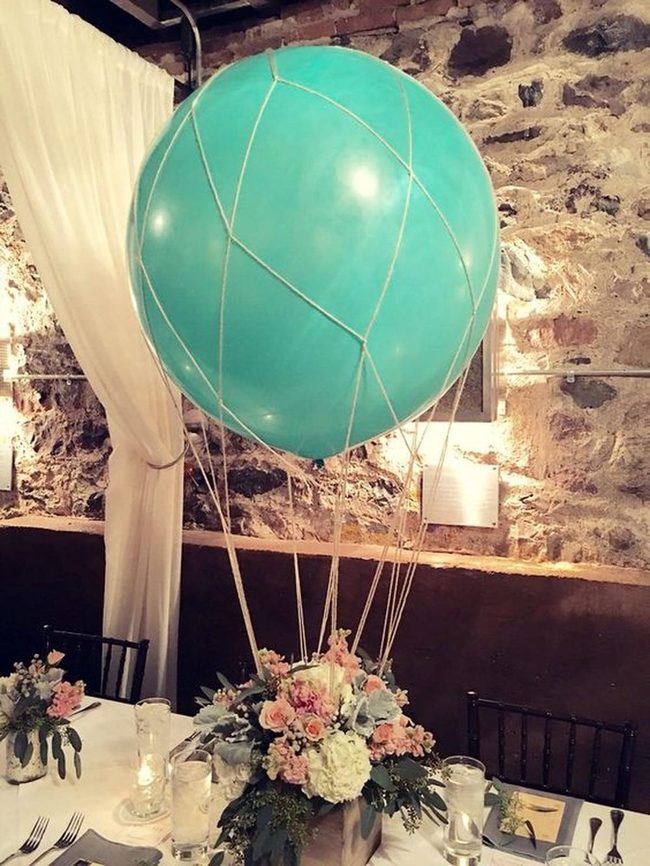 Stone Walls Meet Turquoise Balloons