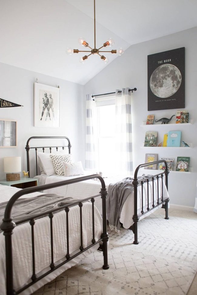 Shared Room With Removable Space Themes