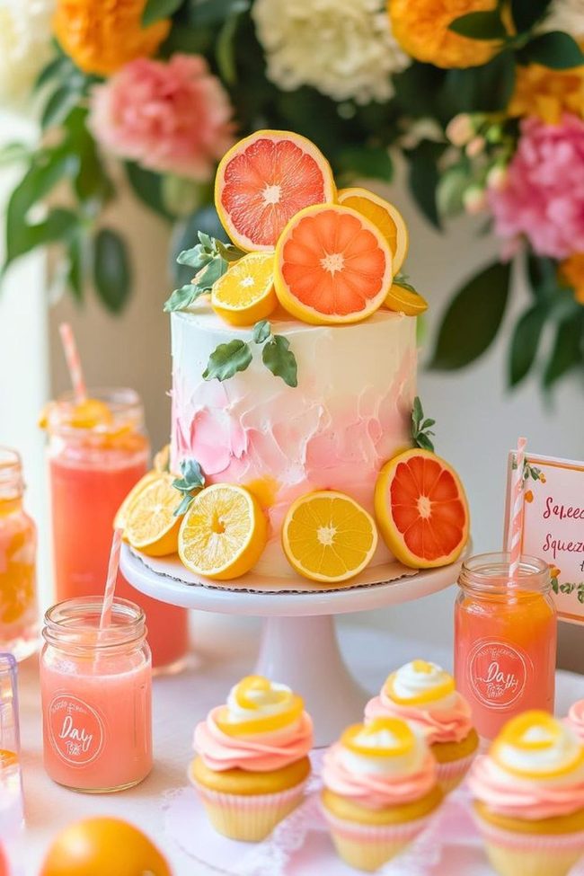 Pink Lemonade Cupcake Celebration