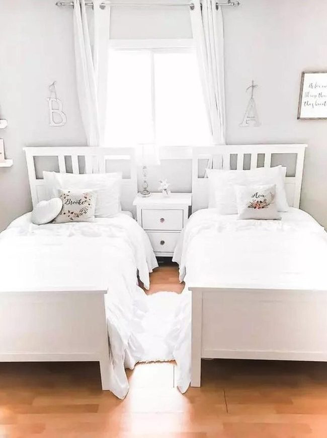 Personalized Pillows, Pristine White Beds