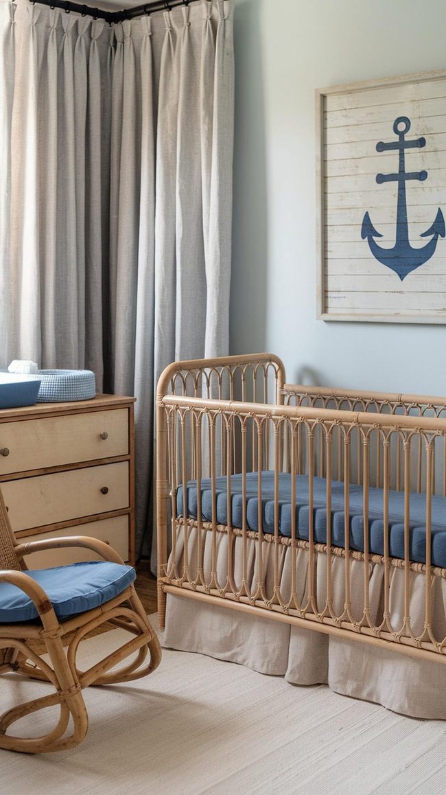 Coastal Nursery With Sandy Neutrals