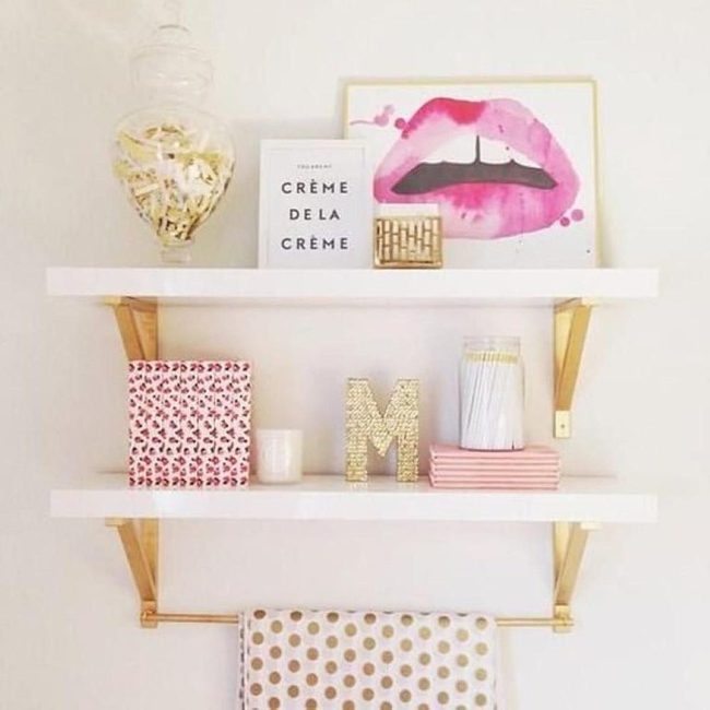 Rose Quartz Meets Gold Shimmer