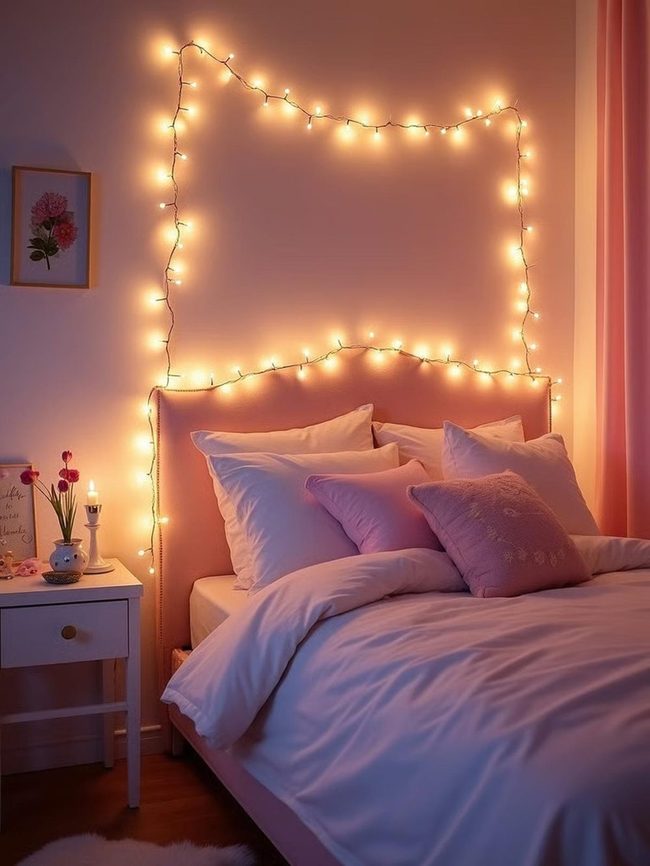 Warm White String Lights Glow