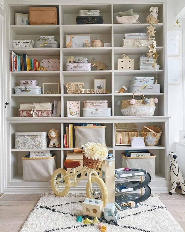 Floor-to-Ceiling Storage Playroom