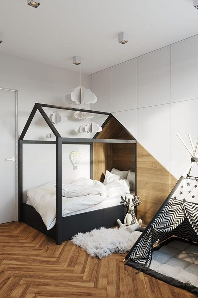Wooden House Bed Dreams