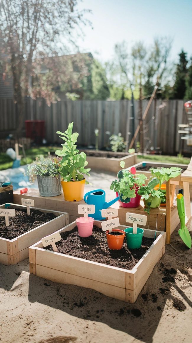 Painted Pots, Little Hands Growing