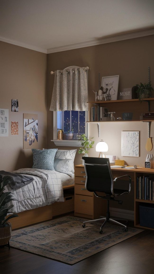 Elevated Under-Bed Space Space