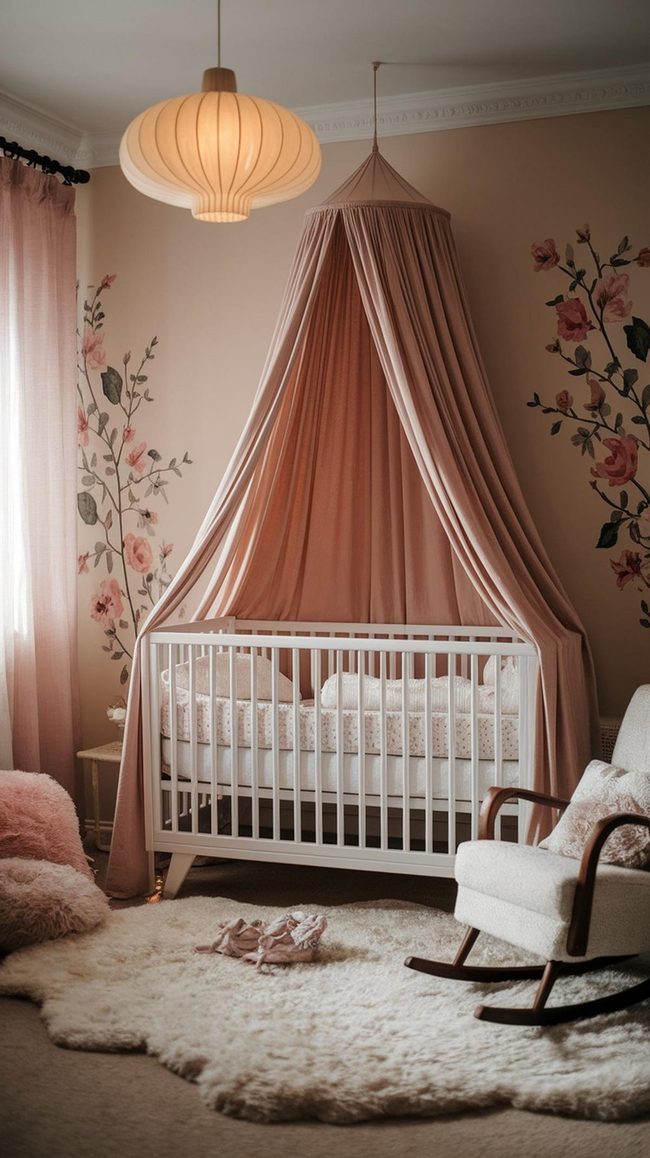 Soft Wood Nursery With Pale Pastels