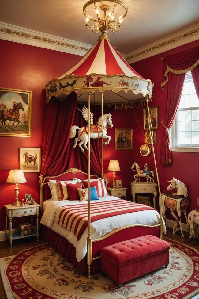 Big Top Red and Gold