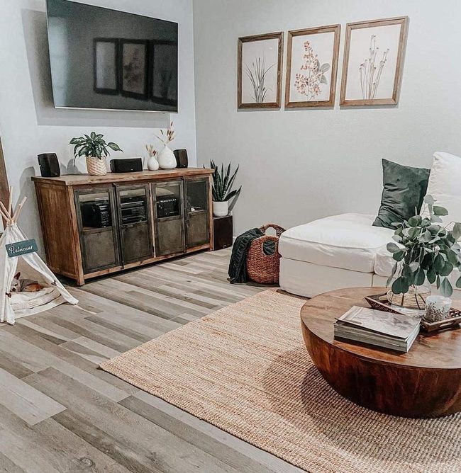 Sage Wall, Emerald Accents