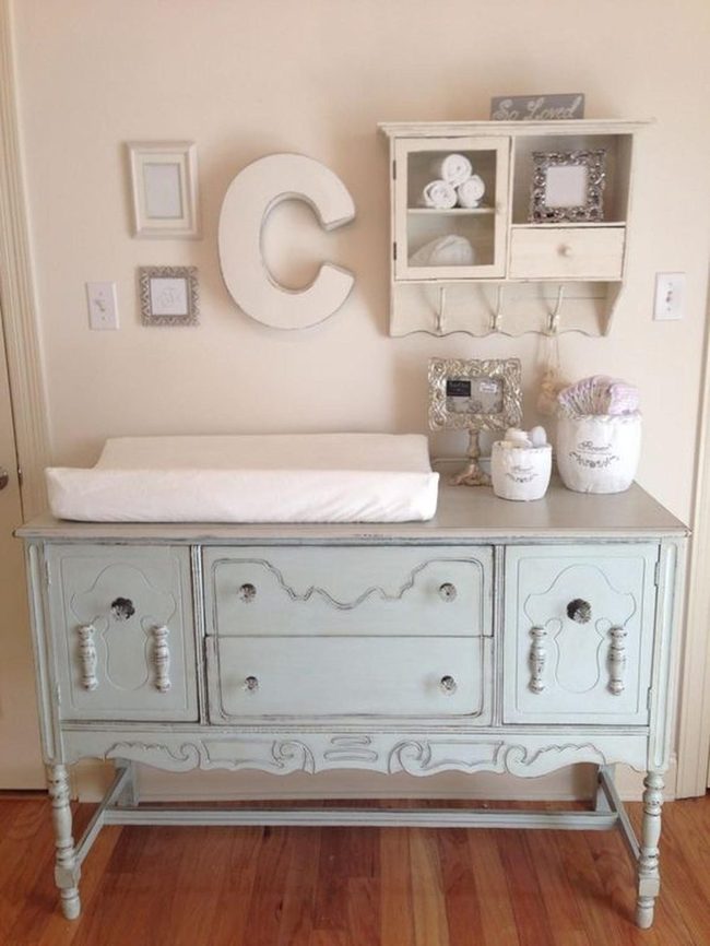Pale Blue Dresser Statement