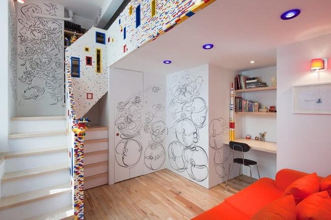 Bright Primary Lego Wall Decals