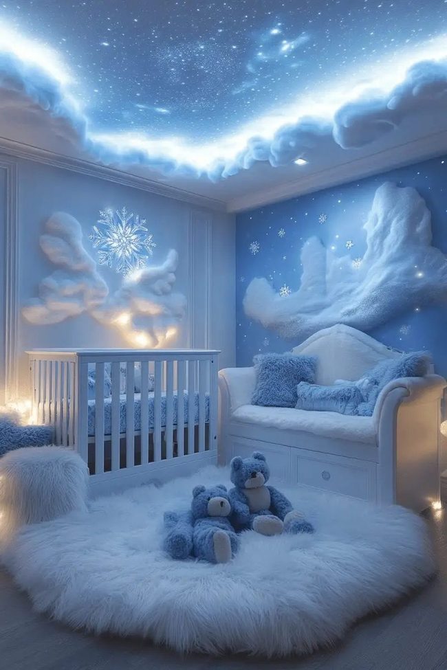 Arctic Animals In Soft Blue
