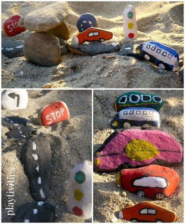 Colorful Stone Playscapes