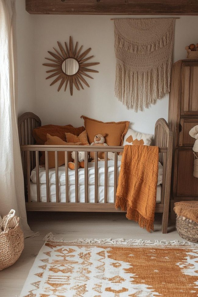Desert Earth Tones Baby Room