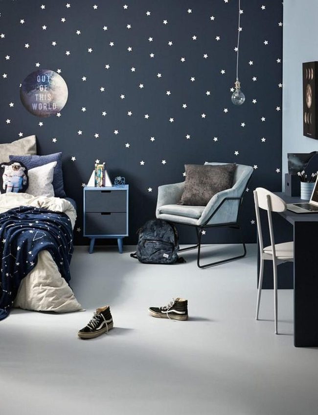 Celestial Blue Bedroom for Dreamers