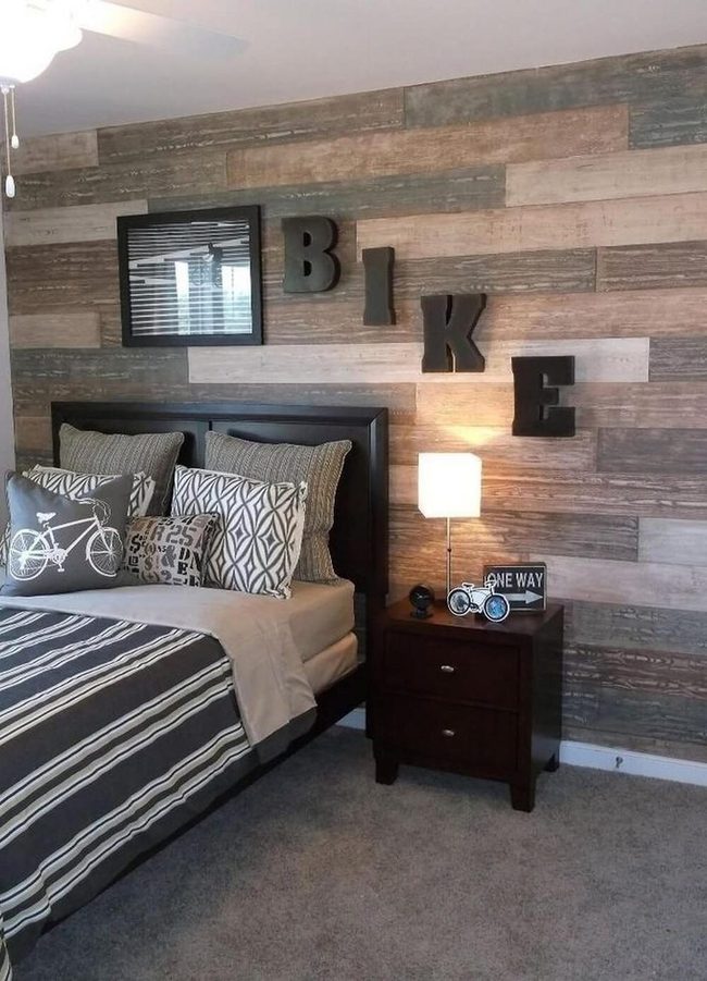 Glazed Plank Wall Statement