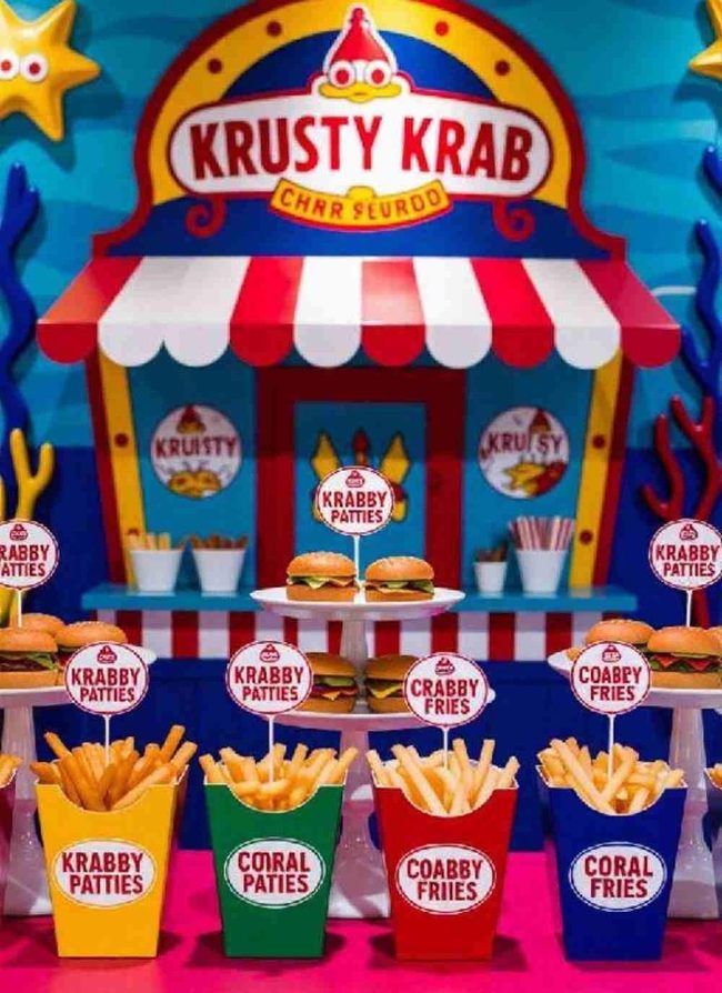 Underwater Fast-Food Snack Station